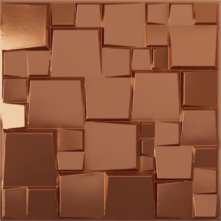 19 5/8in. W X 19 5/8in. H Modern Square EnduraWall Decor 3D Wall Panel, Total 32.04 Sq. Ft., 12PK